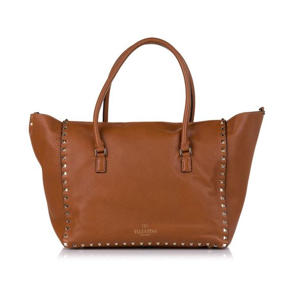 Rockstud Leather Shoulder Bag - Picture 3 of 7